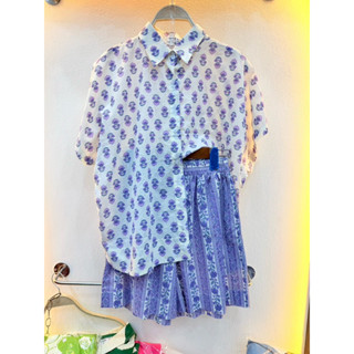 🔆Bonus by Ananya🔆  ‼️ชุดเซ็ตเสื้อคอปกเชิ้ตแขนสั้น ดีไซน์เสื้…