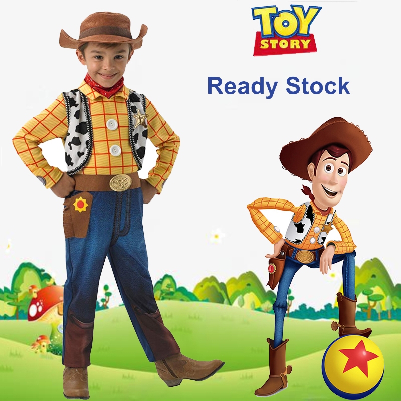 ชุดแฟนซีเด็ก ชุดวู้ดดี้ ชุดคาวบอย ชุด Toy Story Cowboy Woody ชุดคาวบอย ชุดคอสเพลย์วู้ดดี้