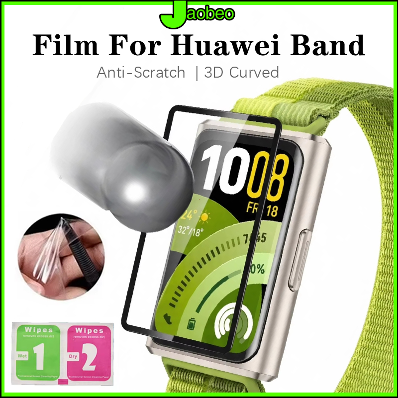 ฟิล์มกระจกนิรภัย 3D / ฟิล์มนุ่ม for Huawei Band 11 /11 Pro /10 /9 /8 Smartwatch ฟิล์มป้องกันหน้าจอ