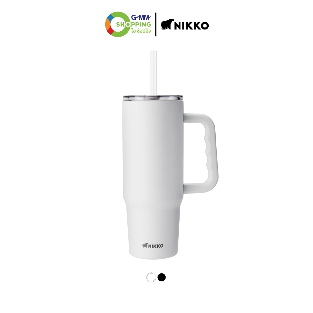 NIKKO นิกโก้ แก้วสแตนเลสพร้อมหูจับ ขนาด 900 มล.#202257