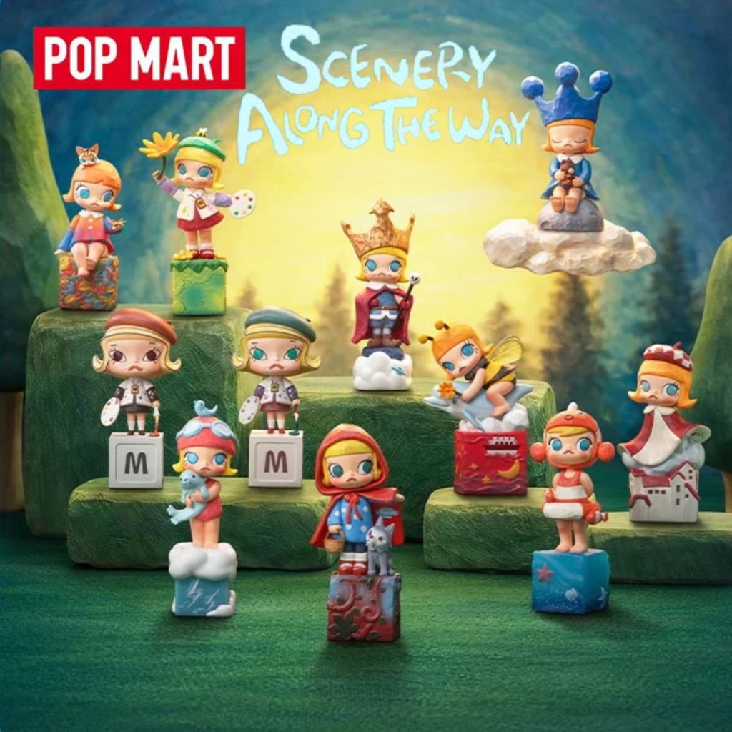 🚚พร้อมส่ง...ของแท้💥MOLLY Scenery Along the Way 20th Anniversary Series Figures💥