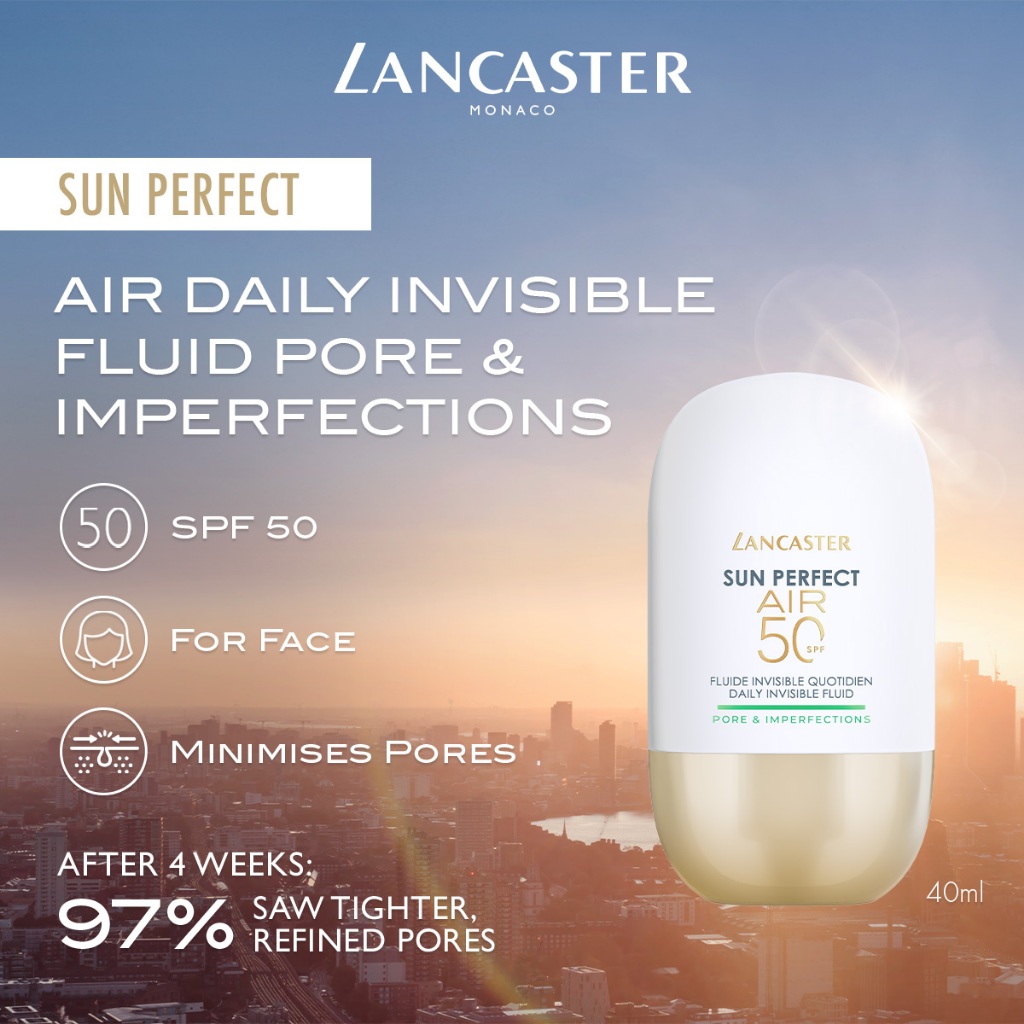 Lancaster Sun Perfect AIR Daily Invisible Fluid Pore & Imperfections SPF50, 40ml