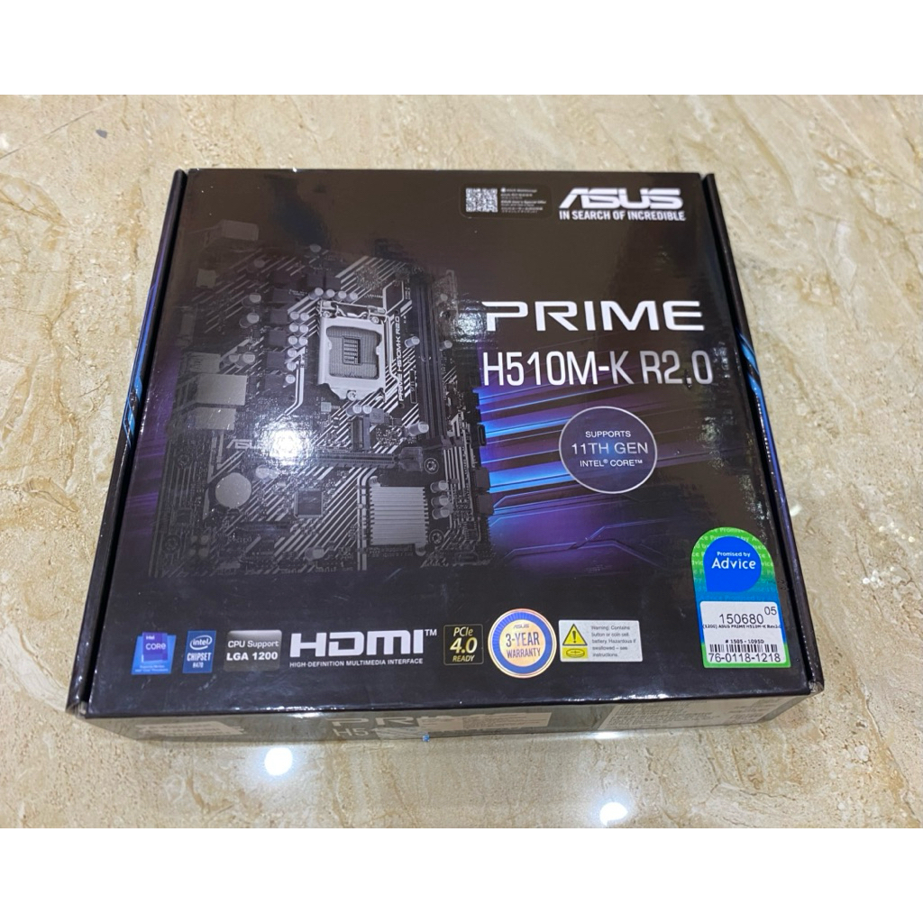 มือสอง Asus Prime H510M-K Rev 2.0