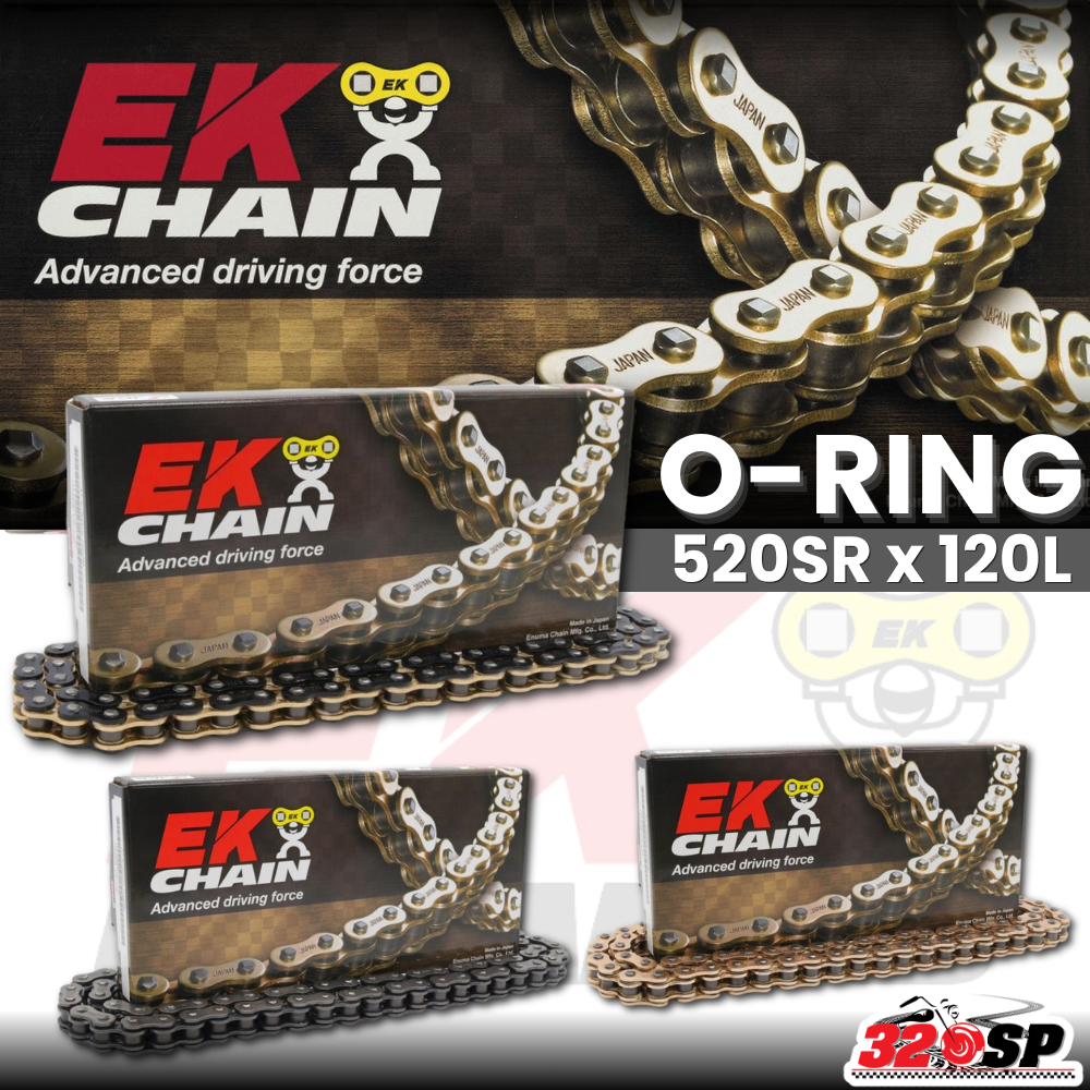 ส่งด่วน!! โซ่ EK CHAIN O-RING 520SR x 120L (CLFZ) ขนาด 120 ข้อ ของแท้ ส่งไว!! 320SP