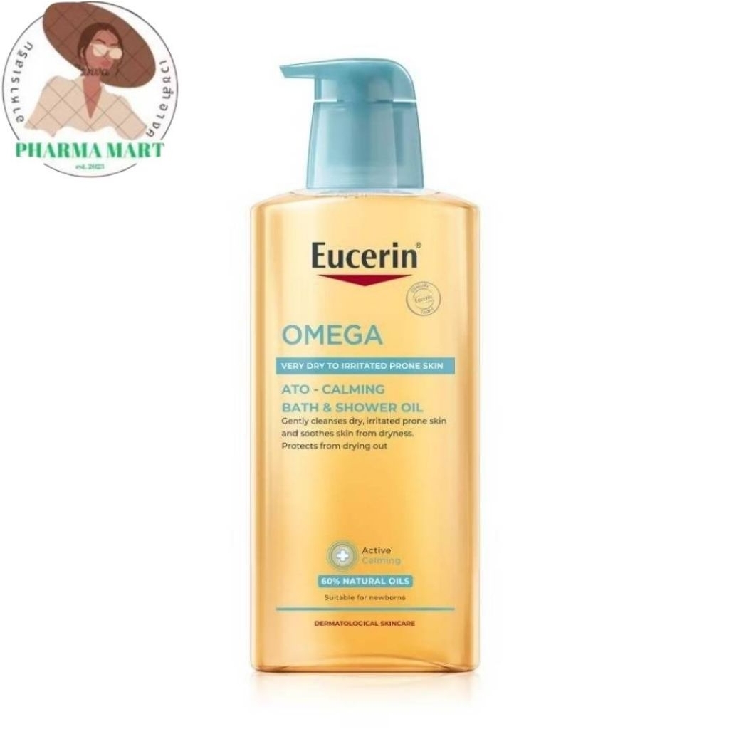 Eucerin Omega Bath & Shower Oil ขนาด 400 มล. 