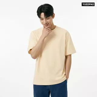 Yuedpao Oversized Timeless 2026 ผ้าหนายับยากรีดง่าย เสื้อยืดทรงหลวม ดีไซน์คลาสสิค เสื้อยืดเปล่า โอเวอร์ไซส์ Set Pastel