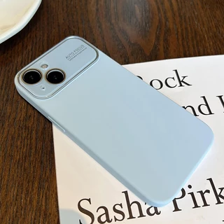 CrashStar With Logo พร้อมโลโก้ หน้าต่างบานใหญ่ ซิลิโคนเหลวแบบนุ่มเคสโทรศัพท์ iPhone 17 16 15 14 13 12 11 Pro Max Plus