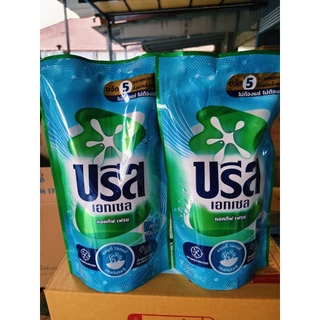 ผลิตภัณต์ซักผ้าบรีสเอกเซลชนิดน้ำสูตรเข้มข้น ขนาด550-620 มล.[2ถุง]