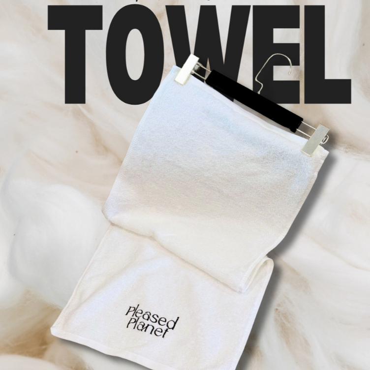 Pleased Planet - Pleased Towel Organic Cotton 100% ผ้าขนหนูเช็ดหน้า ออแกนิก คอตตอน 100%