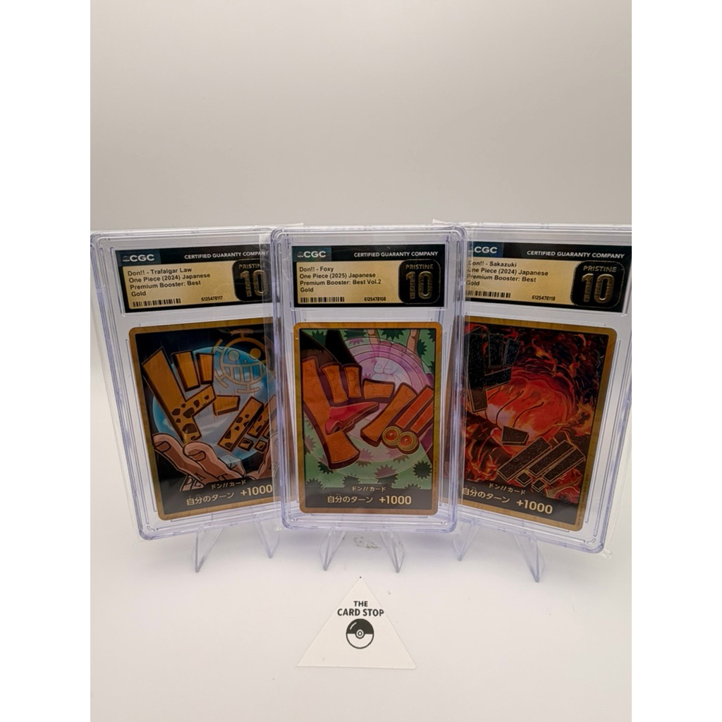 Don!! One Piece CGC Graded Cards
