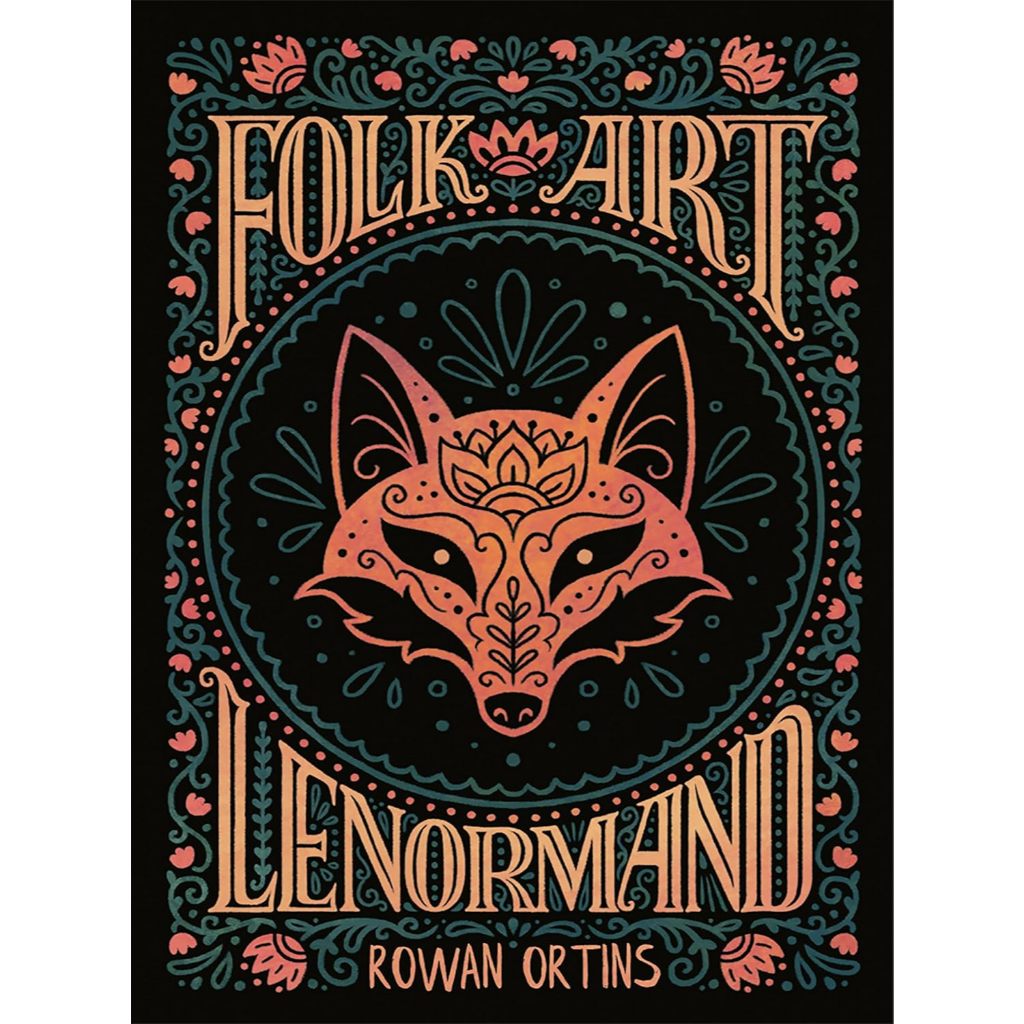✨พร้อมส่งแท้💯Folk Art Lenormand: Colorful 39-Card Divination Deck with 3 Extra Cards ไพ่เลอนอร์มองด์