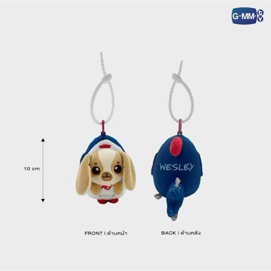 พร้อมส่ง มือ1 ตุ๊กตาWESLEY DOLL KEYCHAIN GMMTVFANIVAL2026