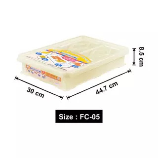 กล่องเบเกอรี่พร้อมฝาปิด ซ้อนกันได้ ขนาด 7 ลิตร Keyway รุ่น FC-05