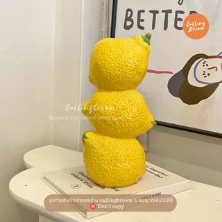 callingbrown [🍋พร้อมส่ง🍓] เชิงเทียนผลไม้ แจกันผลไม้ ที่วางเทียน ที่วางเครื่องประดับ เชิงเทียน