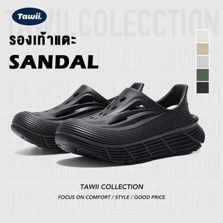 Tawii. รองเท้าแตะ รองเท้าแตะลําลอง กันลื่น UNISEX วัสดุ EVA กลางแจ้ง รองเท้าหัวโต ส้นหนา 5 ซม