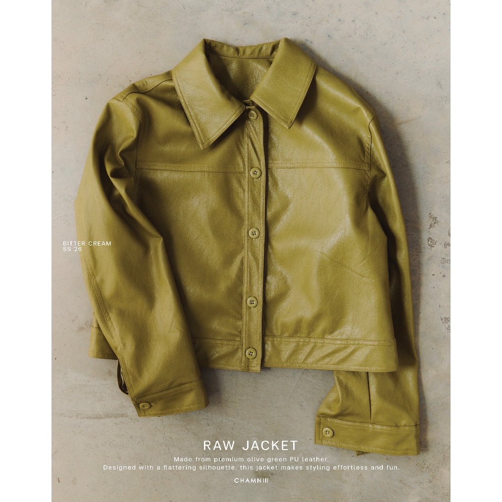 เสื้อ CHAMNIII รุ่น RAW JACKET