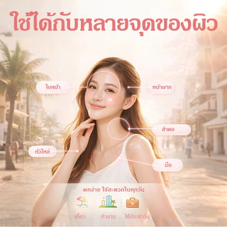 Dr.Lan ครีมกันแดด ครีมกันแดดเนื้อบางเบา Sunscreen ไม่เหนียว ซึมไว พร้อมสายคล้อง พกง่าย เพื่อผิวแพ้ง่าย SPF50+ PA++++