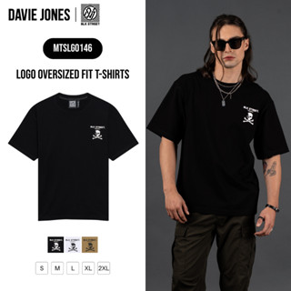 DAVIE JONES [BLACK STREET] เสื้อยืดผู้ชาย Logo Oversized Fit…