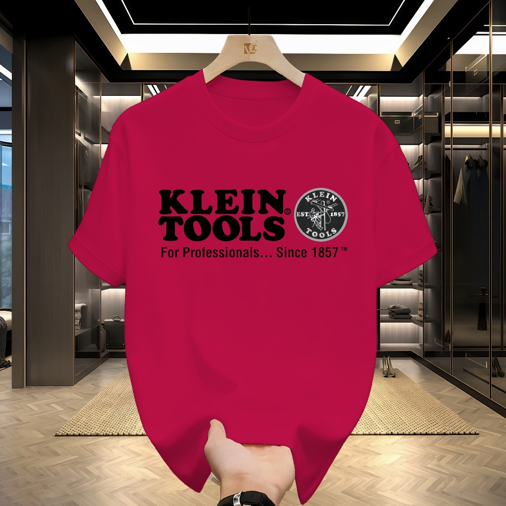 เสื้อยืดผู้ชายโลโก้ New Klein Tools est 1857