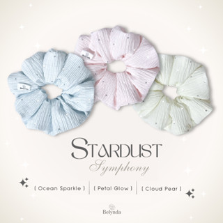 Belynda ♥ Scrunchies ♥ Stardust Symphony ยางรัดผมโดนัท ประดั…