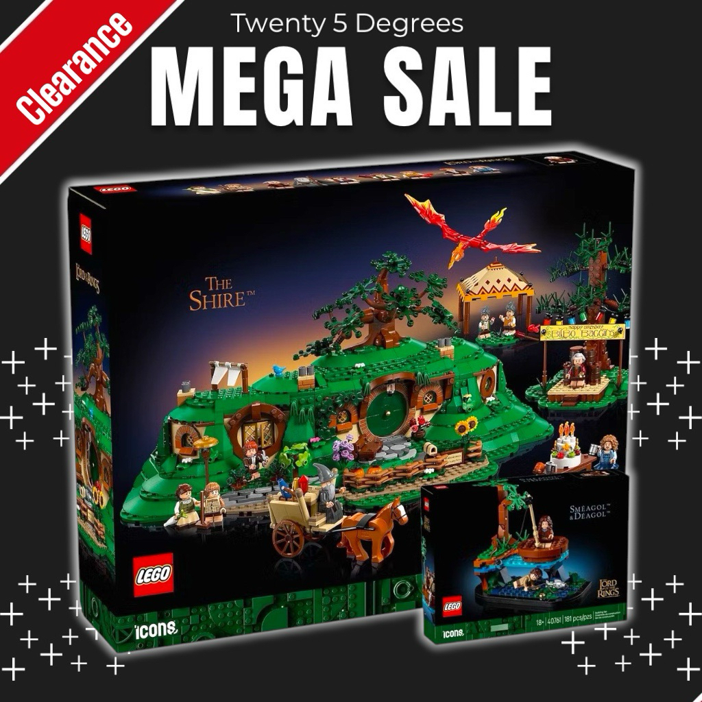 (พร้อมส่ง) Lego 10354 The Lord of the Rings: The Shire™ + 40761 Sméagol™ & Déagol™