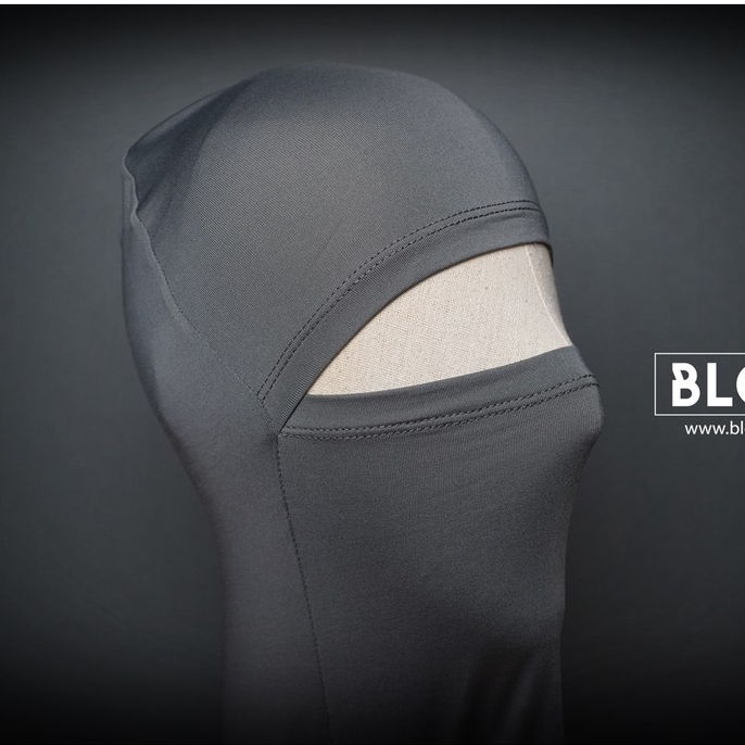 โม่งกันแดด Block กัน UV แบบ Open face สีใหม่ Grey (สีเทา)