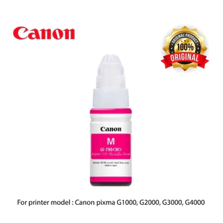 Canon GI-790 หมึกแท้​(No Box)​ ของแท้ 100% **ไม่มีกล่อง** 1ชุด BK/C/M/Y​（เปิดบิลเงินสดได้）