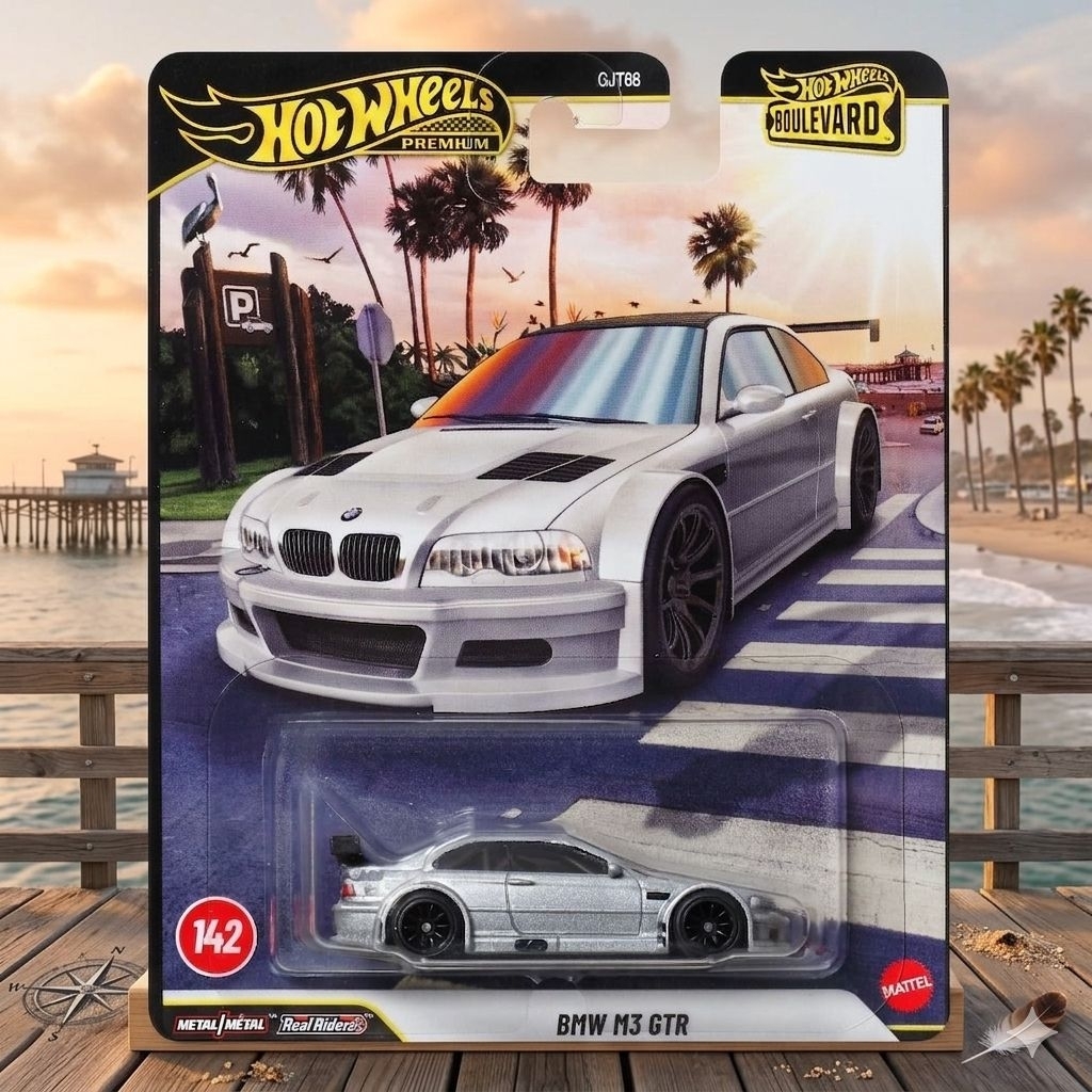 Hot Wheels Premium Boulevard #142 BMW M3 GTR แบรนด์และรุ่น: Mattel Hot Wheels, ซีรีส์ Boulevard, รุ่