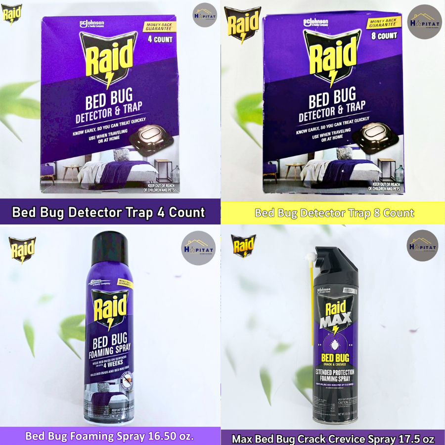 {Raid®} Bed Bug Foaming Spray สเปรย์โฟม ไล่แมลง แมลงใต้เตียง