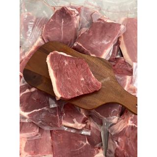 ตะกร้าเนื้อน่องลายแพค เนื้อริปอาย เนื้อสะโพก แพค 1กิโล จัดส่…