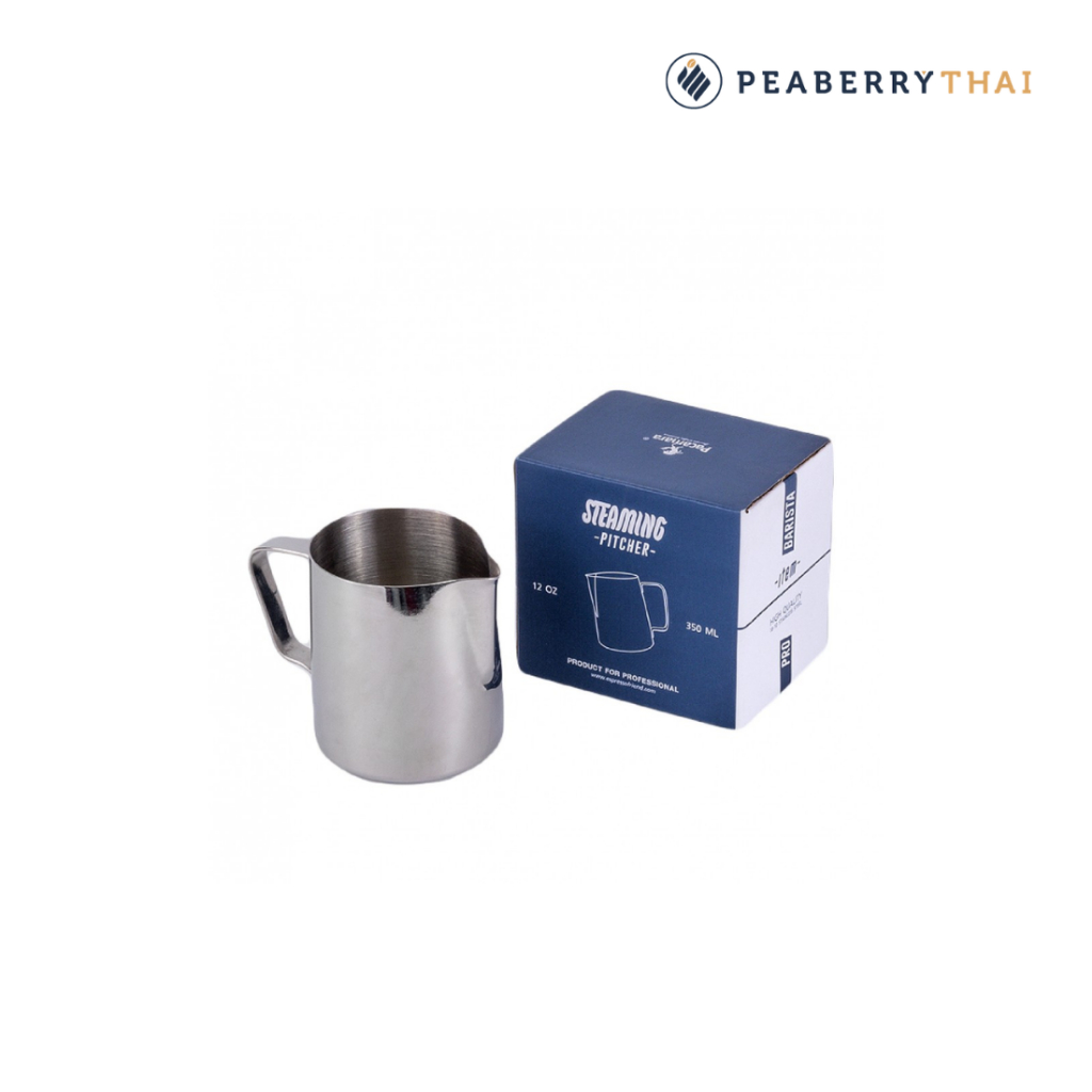 เหยือกตีฟองนม ยี่ห้อ Pacamara ขนาด 350 ml หรือ 12 oz. และ ขนาด 600ml. หรือ 20 oz.