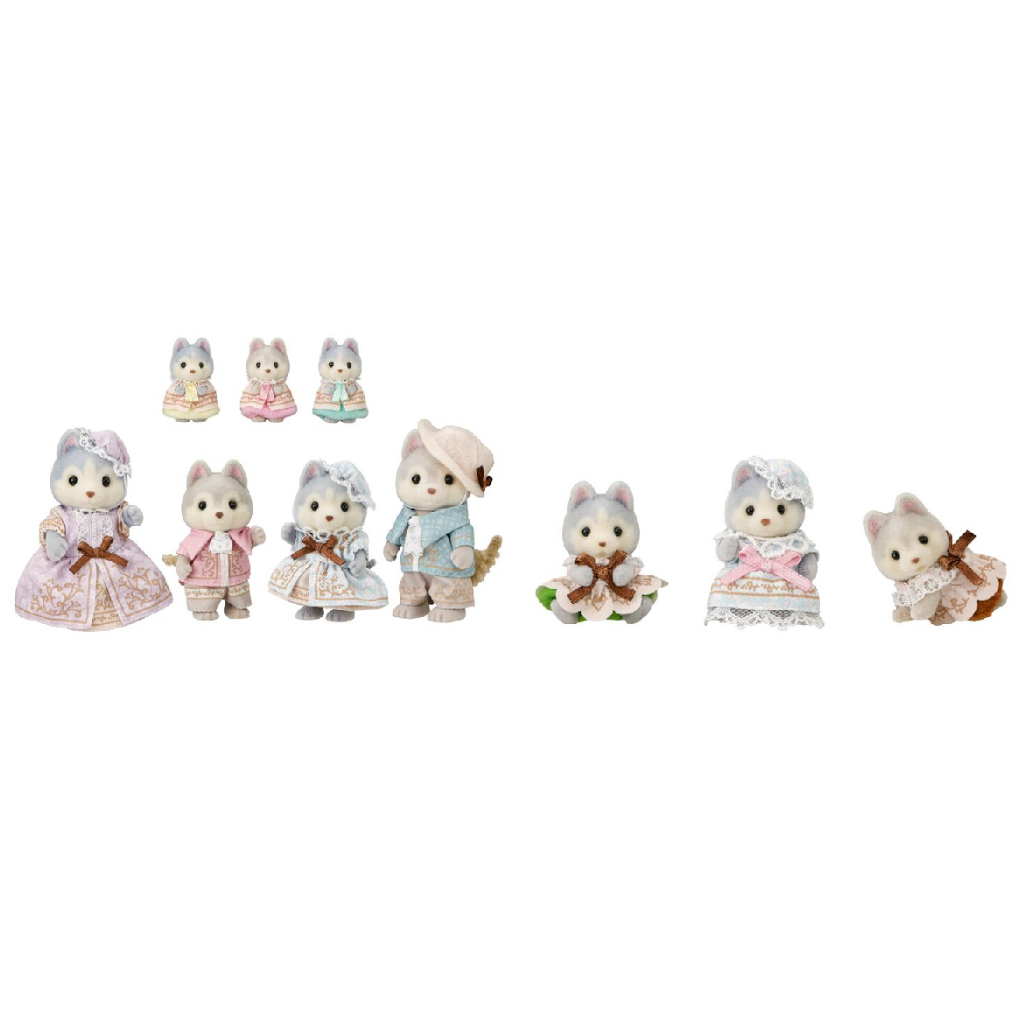 [Direct from Japan] Sylvanian Families Limited Husky Family Elegant Set Japan NEW