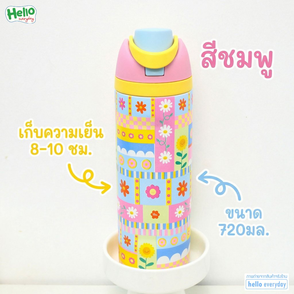 all write กระบอกน้ำเก็บความเย็น 24oz/720ml. รูปที่ 8