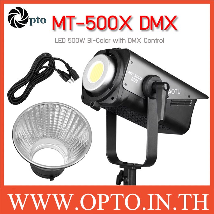 MT-500X DMX 520W LED Bi-Color ไฟLED ไฟต่อเนื่อง สปอร์ตไลท์สำหรับถ่ายวีดีโอ 2700-6500K