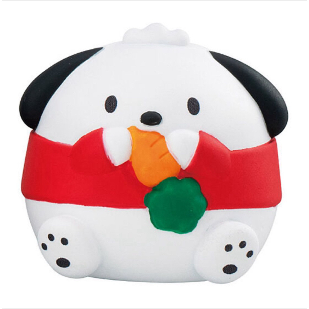 กาชาปอง Pochacco Sanrio Characters "Ate Too Much" Vol. 2