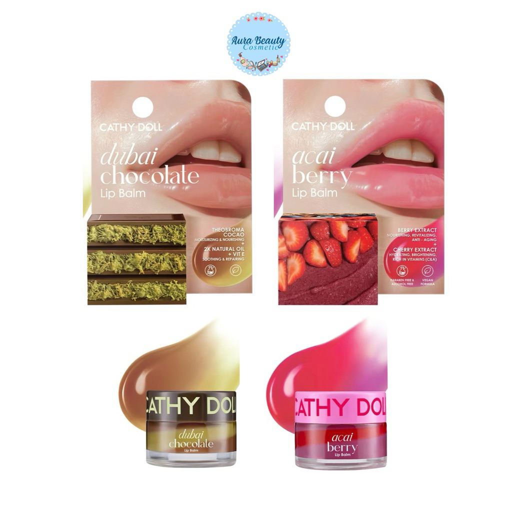 Cathy Doll Dubai Lip Balm 12g  เคที่ดอลล์ ลิปบาล์มลิปแคร์ บำรุงริมฝีปาก ชุ่มชื้น