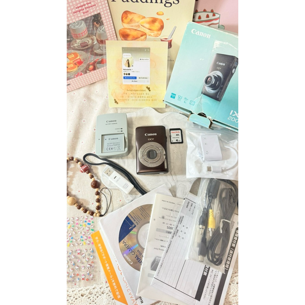 ตัวที่5📸canon ixy200f / ixus 105 is 📸 full box📦