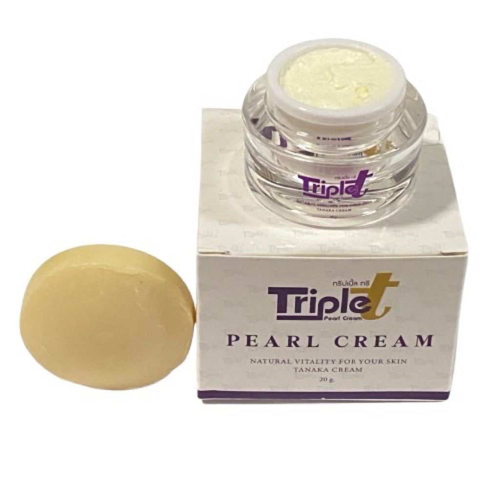 ครีมลดสิวฝ้าหน้าใสไร้ริ้วรอย ทริปเปิ้ลทรี ขนาด 20 กรัม(แถมสบู่) จำนวน 1 กระปุก