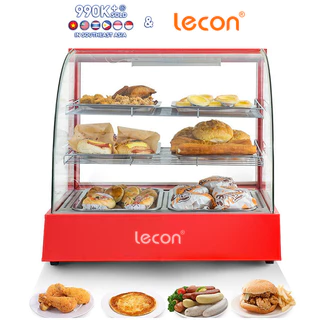 Lecon ตู้อุ่น ตู้โชว์อุ่นอาหารสำเร็จรูป, ปรับอุณหภูมิได้ เก็บรักษาความร้อนได้ยาวนาน ขนาดเล็ก เชิงพาณิชย์ EP30