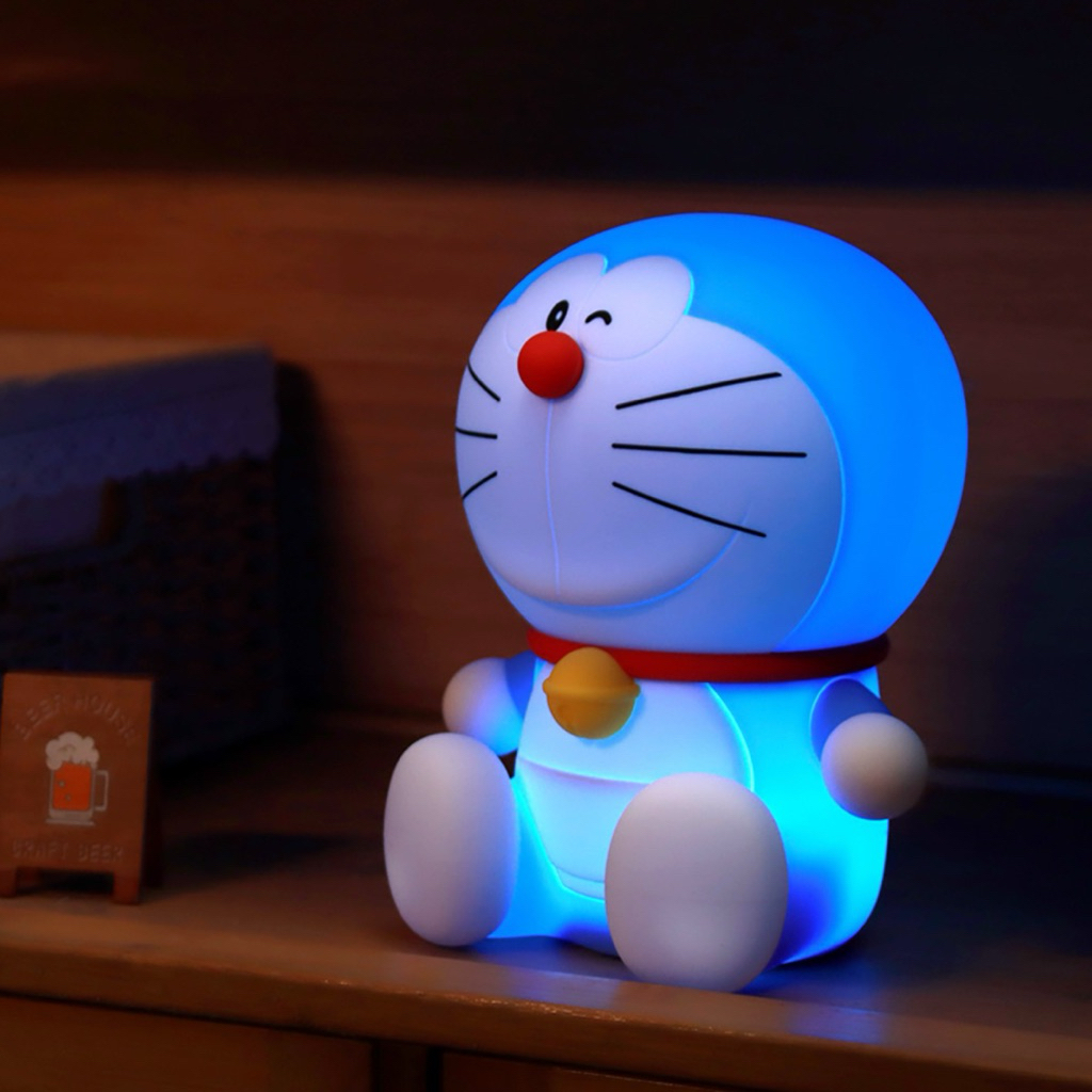 โคมไฟโดราเอม่อน ลิขสิทธิ์แท้ - Doraemon Sleep Companion Pat Night Light Series LED Lamp by ROCK