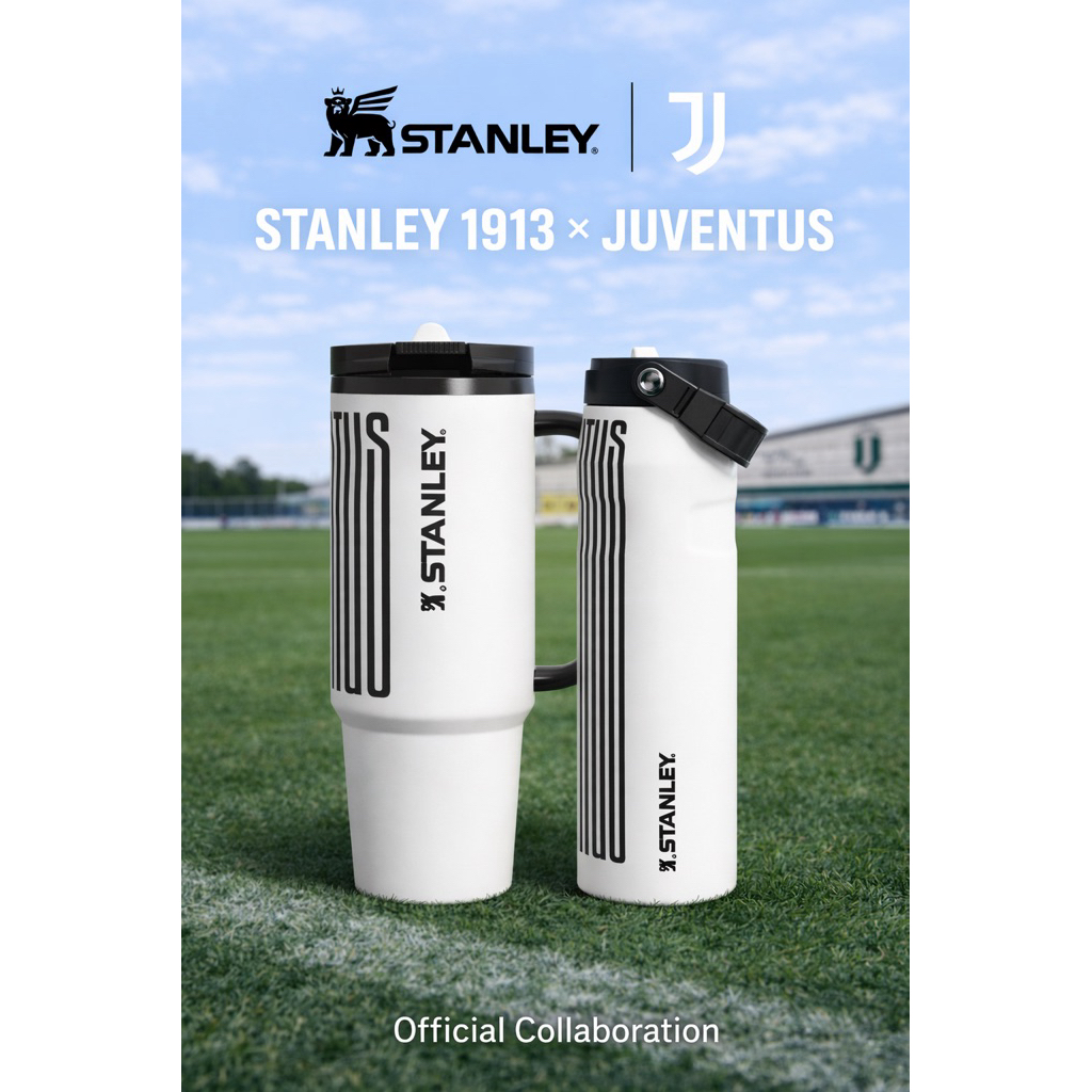 แก้ว Stanley แท้💯พร้อมส่ง STANLEY 1913 X Juventus ขนาด 30 OZ. และ 24 OZ.⚫️⚪️✨