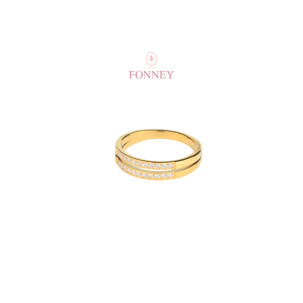 RN-03 Fonney  แหวน สแตนเลสแท้ไม่ลอกไม่ดำ