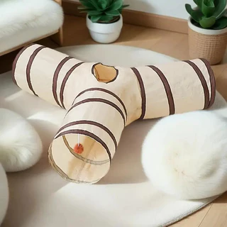【FurBaby】 พร้อมส่ง COD ของเล่นแมว อุโมงค์แมว พับเก็บได้ อุโมงค์สายรุ้ง วงกตแมวซ่อนแอบ แมวเล่นเอง ระบายพลัง แก้เบื่อ สัตว