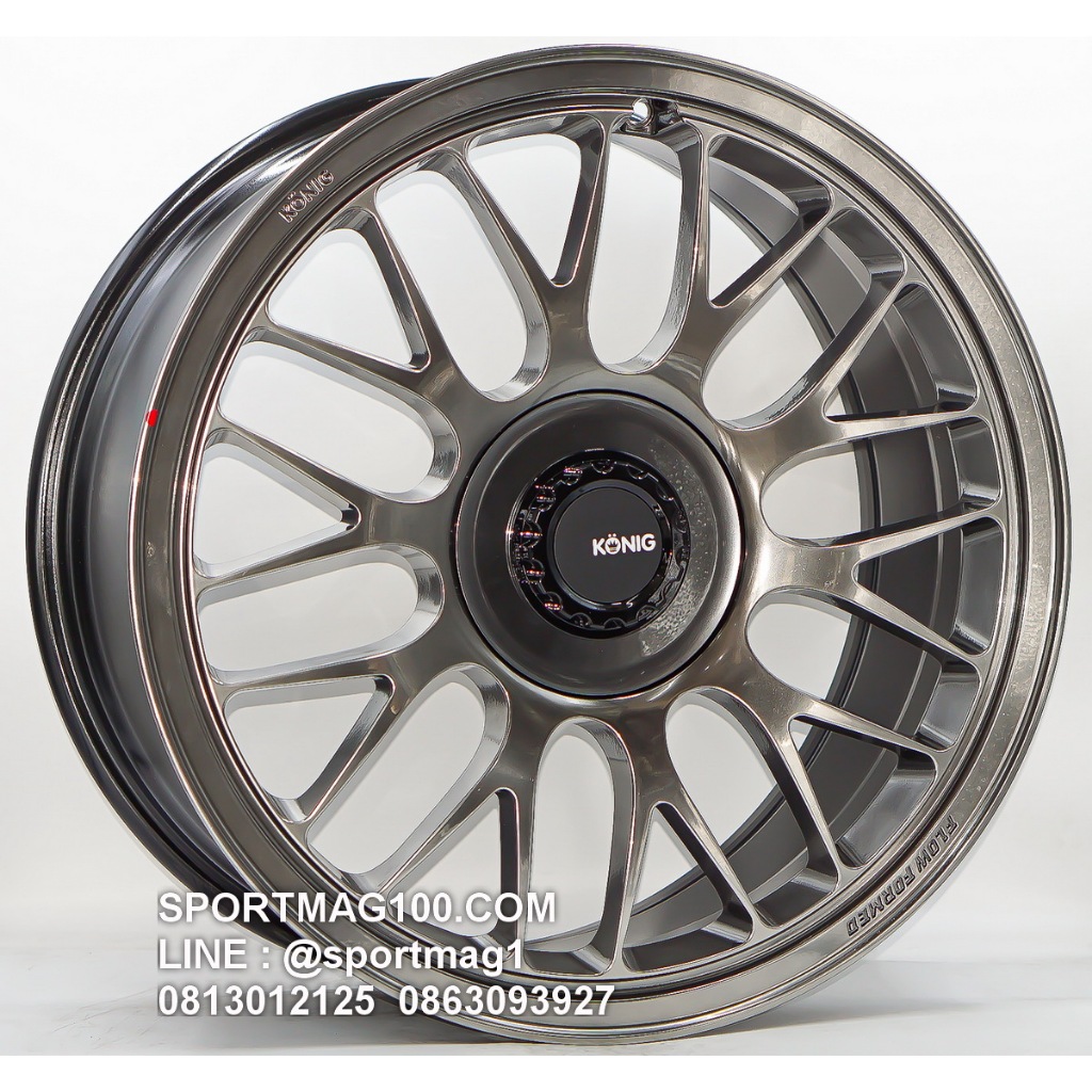 ล้อแม็กซ์ Konig MRK1 MD081 ขอบ19นิ้ว 5รู114.3 สีไฮเปอร์คาร์บอน กว้าง8.5นิ้ว Offset43 [22985]