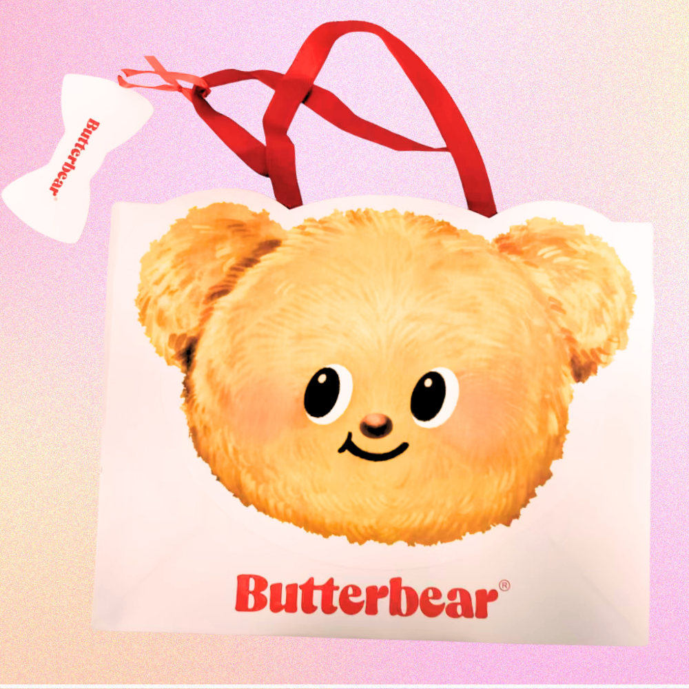 Cute butter paper bag packaging.Cute butter paper bag packaging