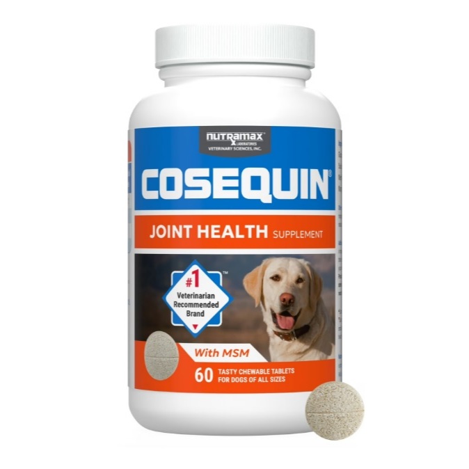 COSEQUIN Joint Health with MSM บำรุงข้อต่อสุนัข สะโพก ขากระเพก อ่อนแรง ลุกยาก