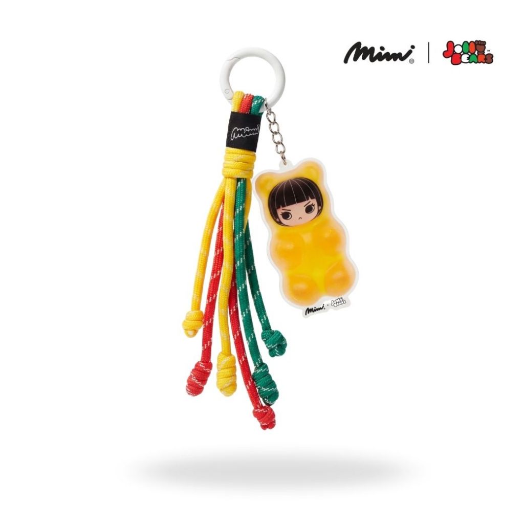 Mimi Acrylic Charm Jolly Mimi ( MIMI x Jolly Bears ) พวงกุญแจอคริลิค สีเหลือง A9QSWH