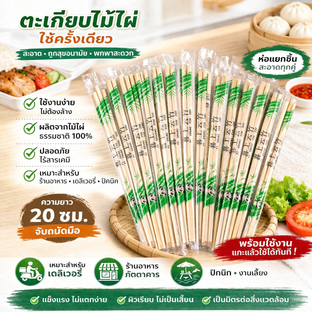 ตะเกียบไม้ไผ่ ตะเกียบไม้ไผ่ ส่งฟรี ฟีนิกซ์ แถมฟรี ไม้จิ้มฟันในห่อ ตะเกียบ อนามัย ตะเกียบ ใช้แล้วทิ้ง ตะเกียบราคาส่ง