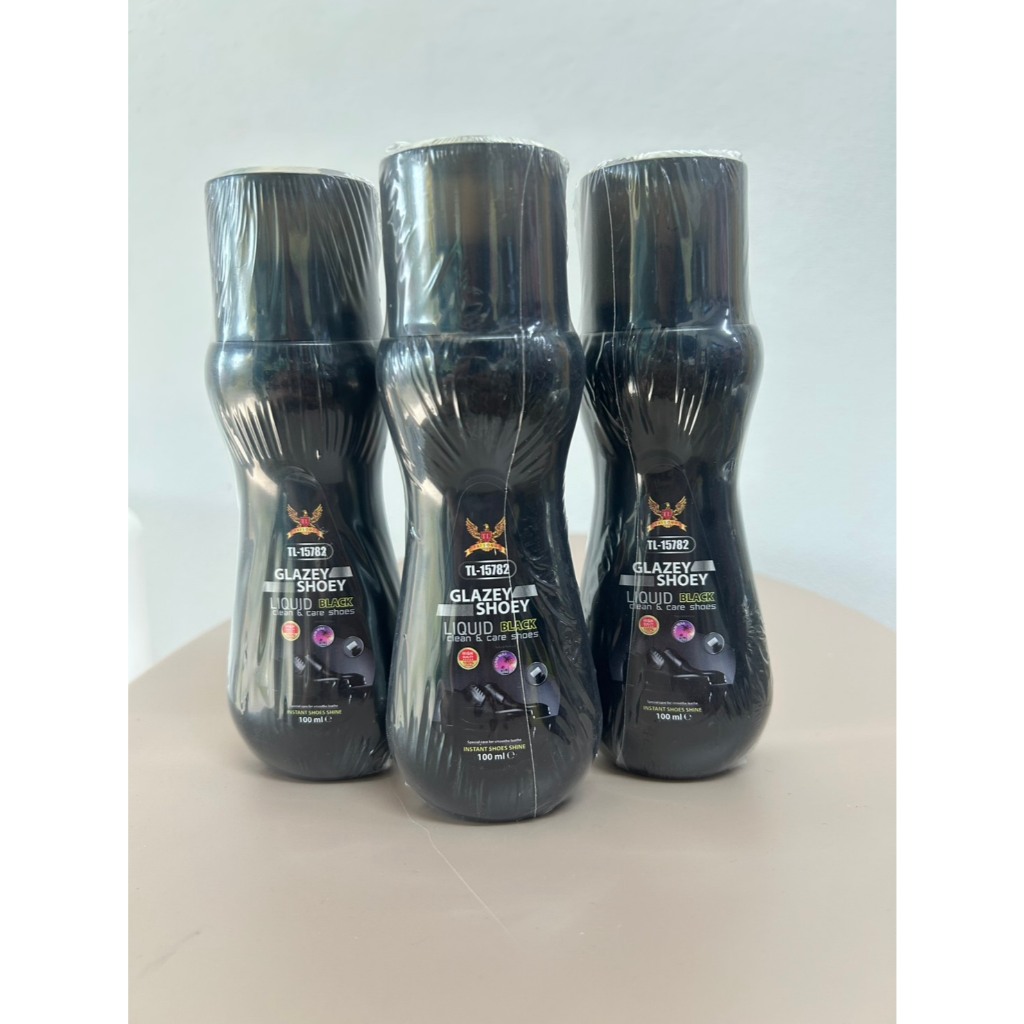 น้ำยาทารองเท้า ยาขัดรองเท้า ขัดเงารองเท้า คลีนชูส์สีดำ ขนาด 100 ML