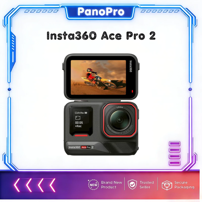 Insta360 Ace Pro 2 - 8K AI-powered Action Camera - Dual Battery Bundle / Xplorer Grey Bundle